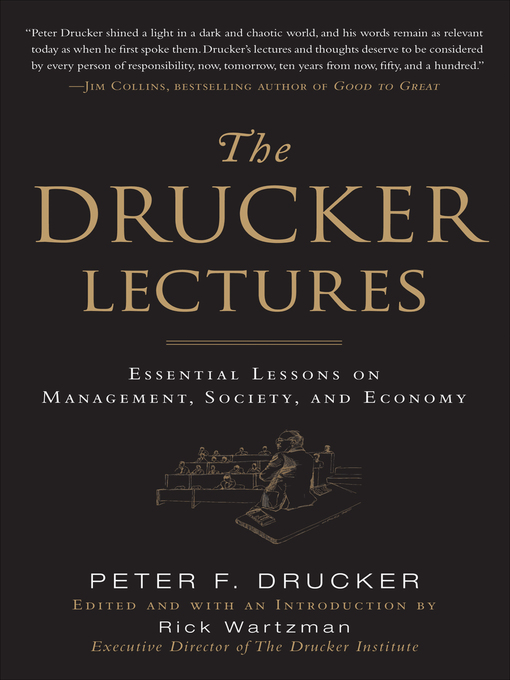Title details for The Drucker Lectures by Peter F. Drucker - Available